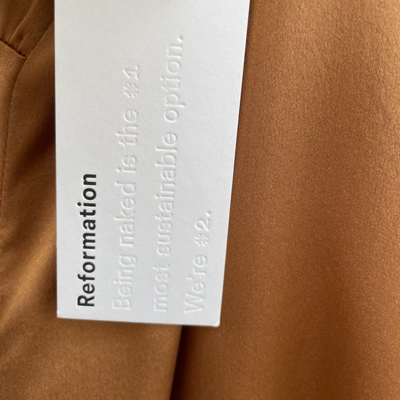 Reformation Mezcal Dress in Butterscotch - Picture 5 of 9